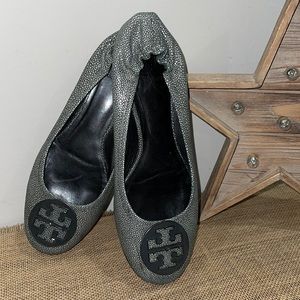 Tory Burch Gray Flats